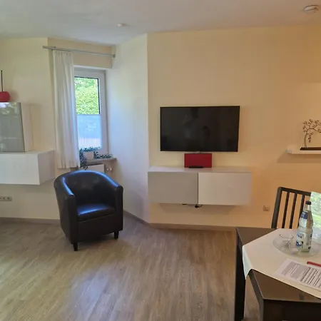 아파트 Haus Am Muehlenweg - Modern Und Lichtdurchflutet 바트보리쇼펜